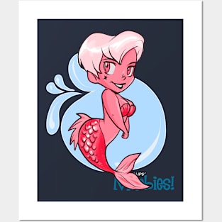 Pink Pixie Merbie Posters and Art